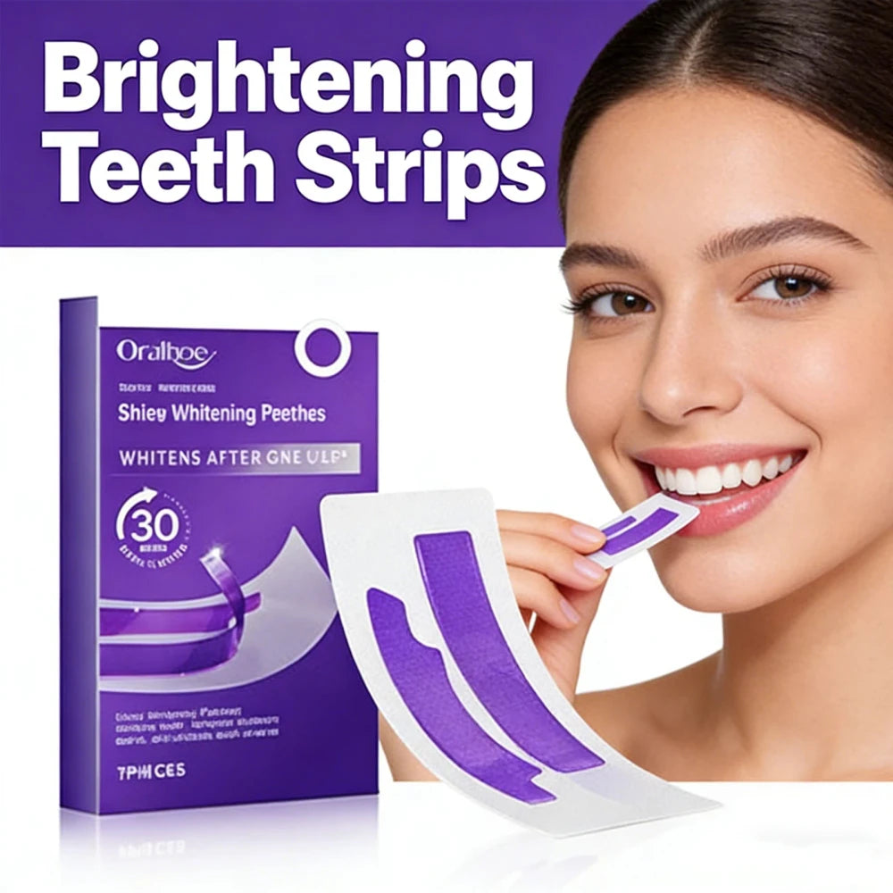 Purple Teeth Whitening Strips